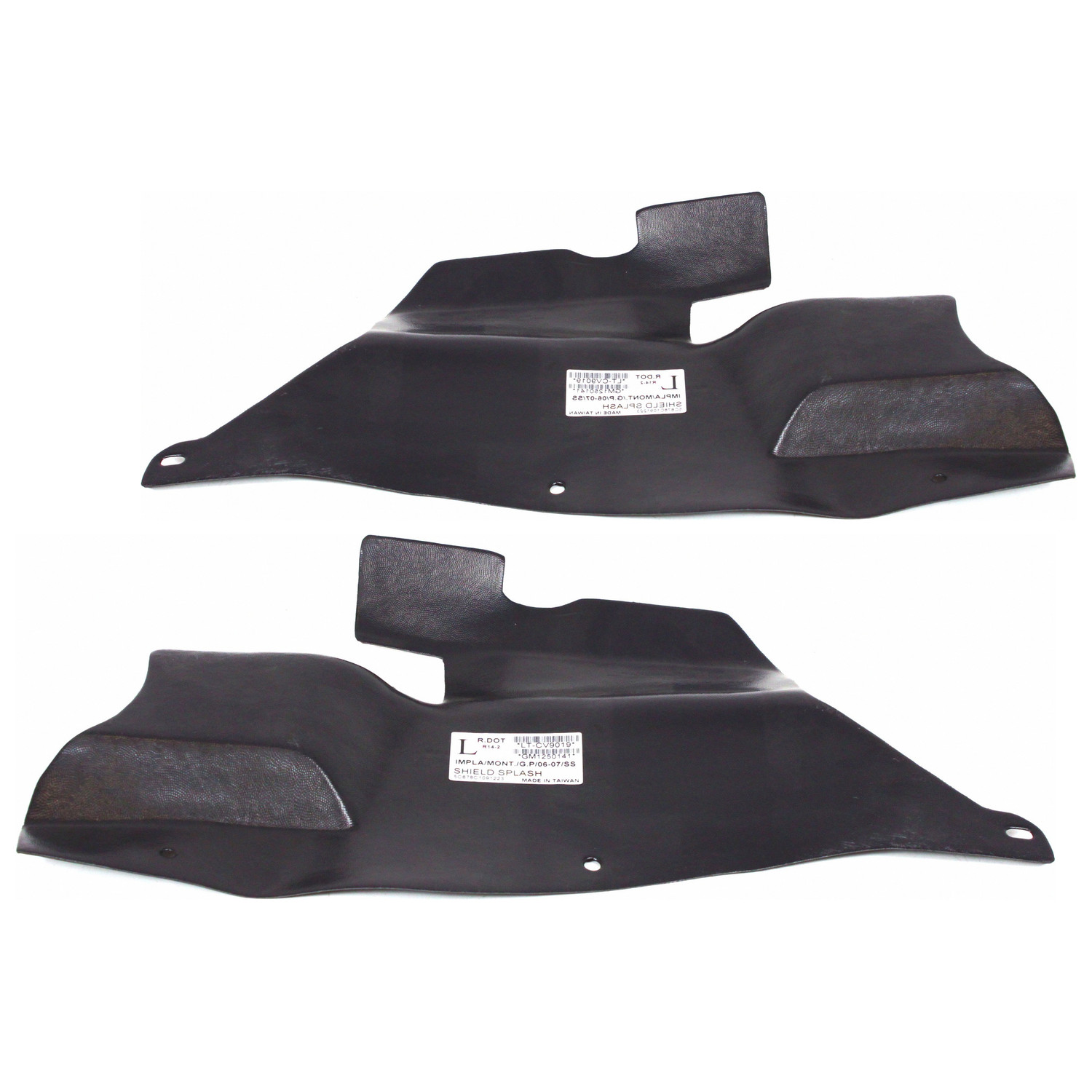 Fender Accessory Set For 08-09 Buick Allure, 08-09 Buick LaCrosse, 06-09 Chevrolet Impala, 06-07 Chevrolet Monte Carlo