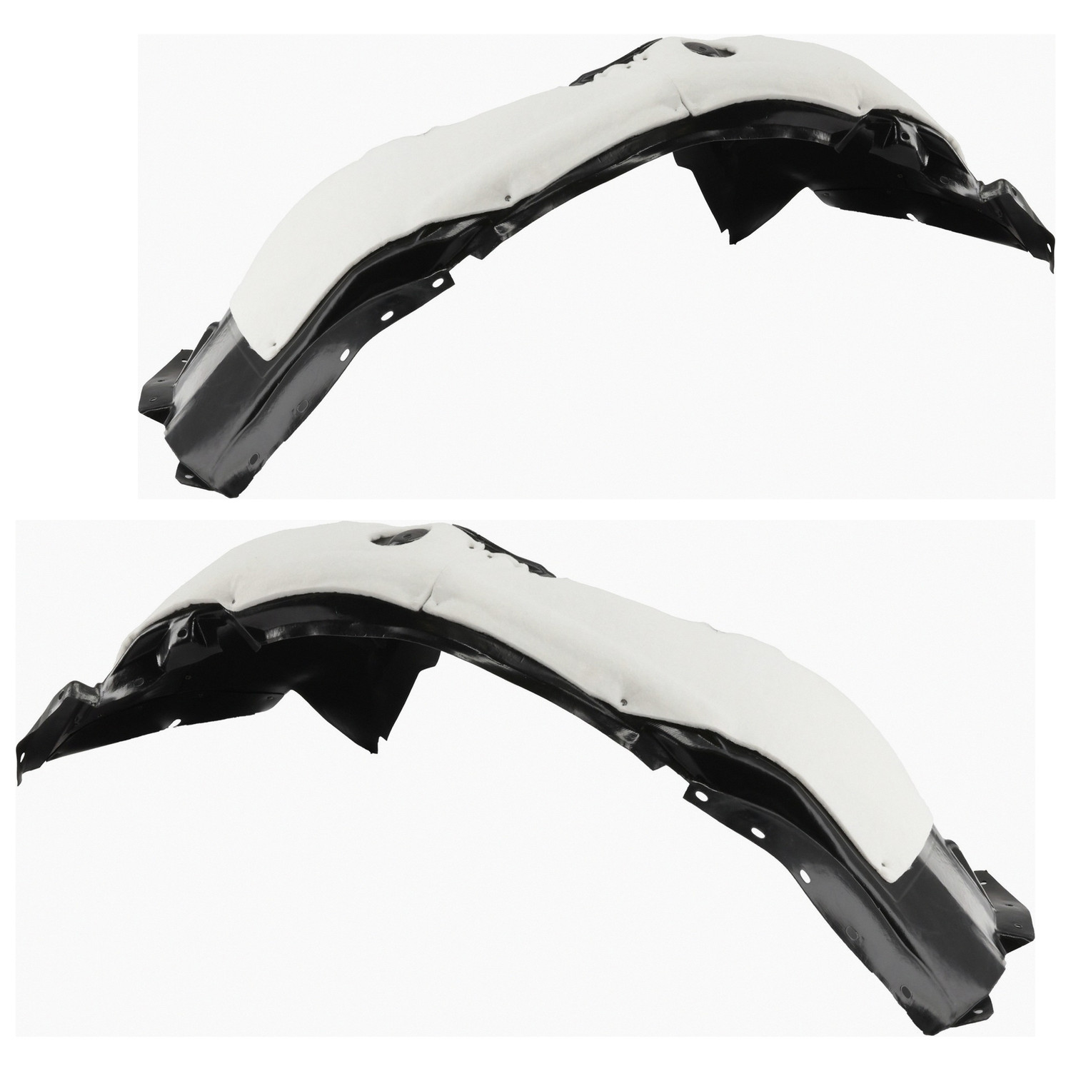 Front Fender Liner Set For 13-16 Lincoln MKZ