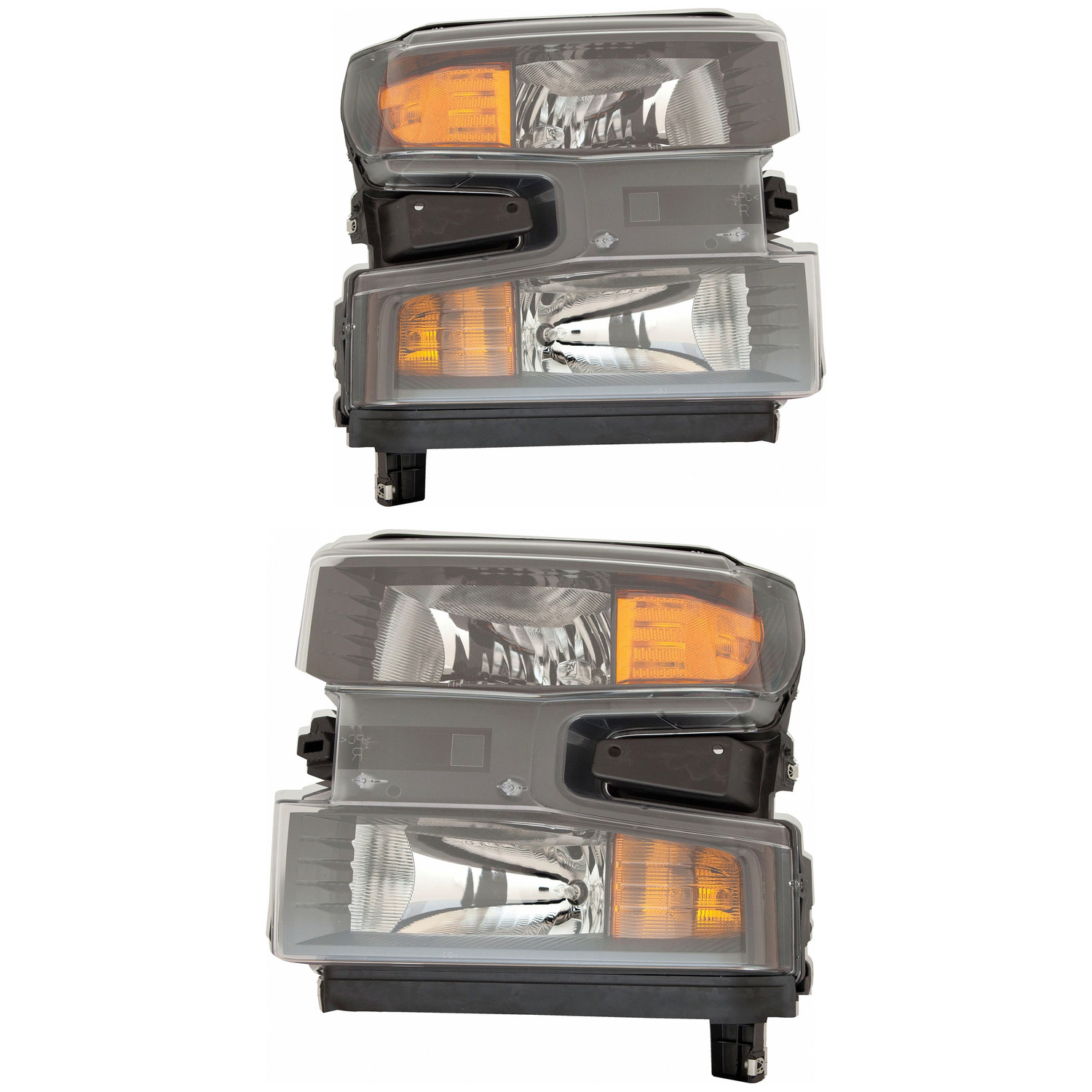 Headlight Set For 19-21 Chevrolet Silverado 1500, 22 Chevrolet Silverado 1500 LTD; CAPA Certified