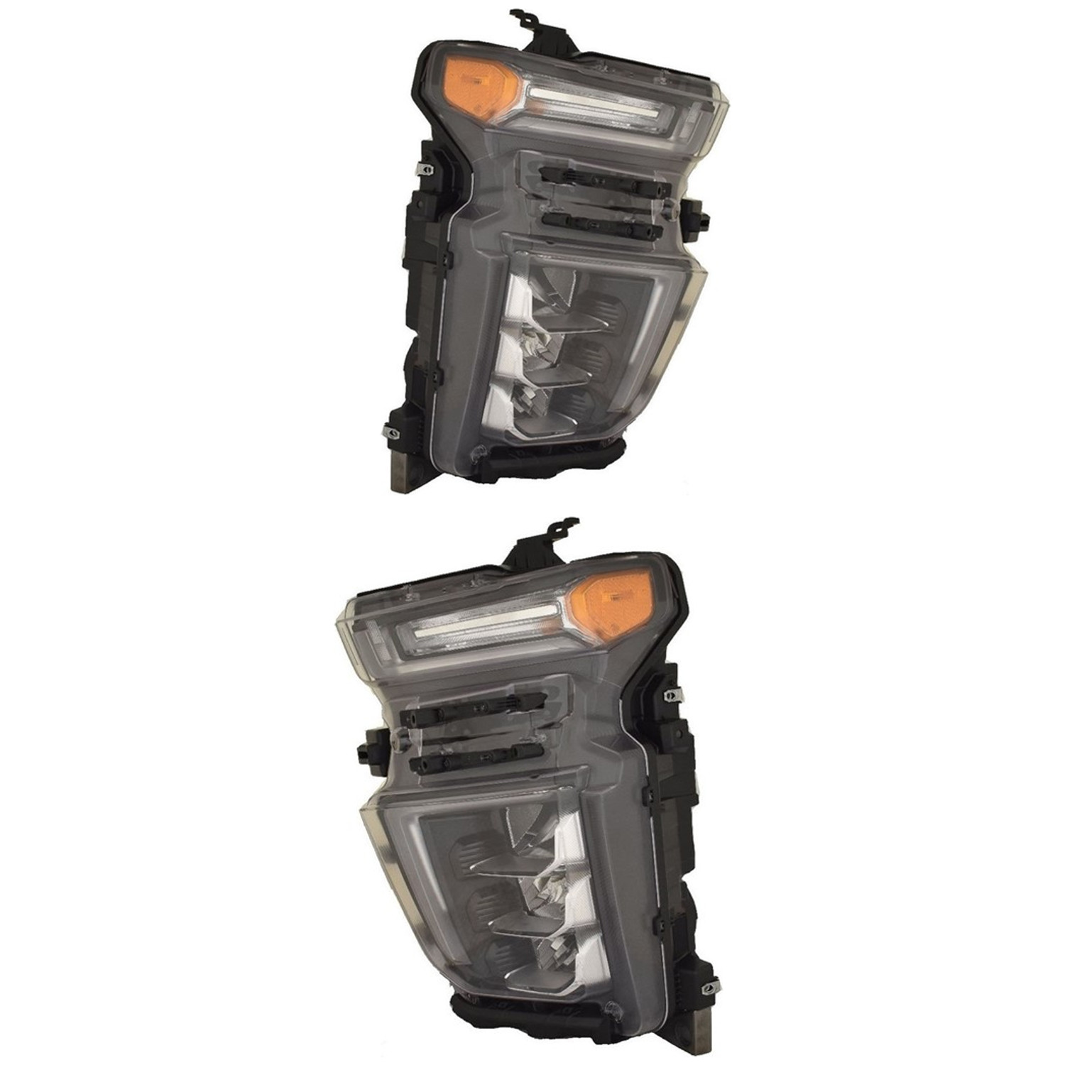 Headlight Set For 20-23 Chevrolet Silverado 2500 HD, 20-23 Chevrolet Silverado 3500 HD; CAPA Certified