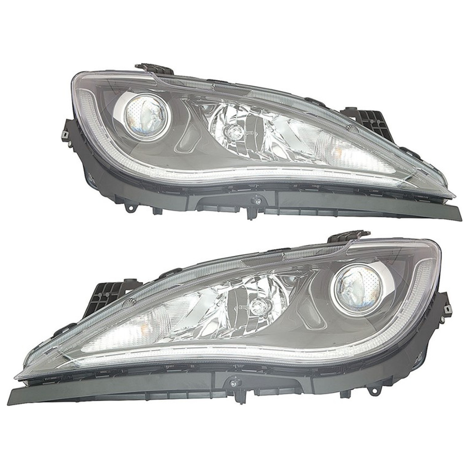 Headlight Set For 17-20 Chrysler Pacifica; CAPA Certified