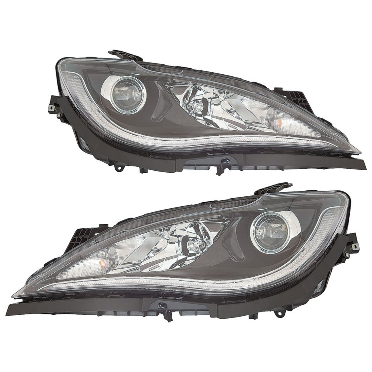 Headlight Set For 17-20 Chrysler Pacifica; CAPA Certified