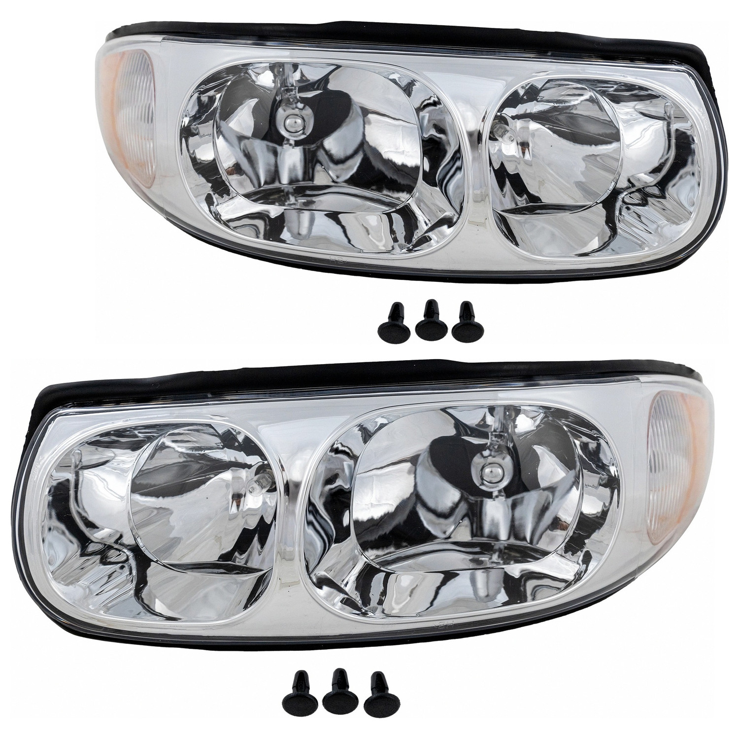 Headlight Set For 00-05 Buick LeSabre